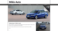 Desktop Screenshot of mikis-auto.dk